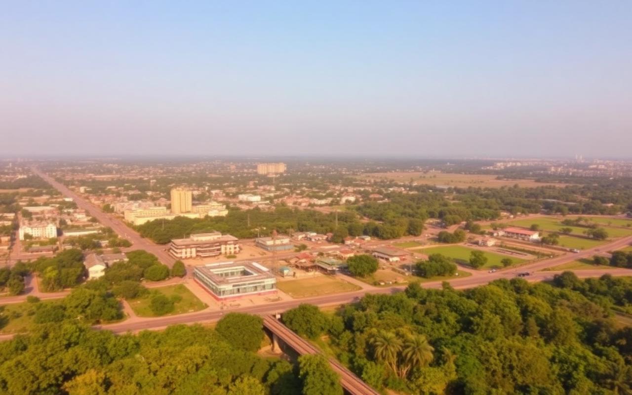 Aerial view of Palghar